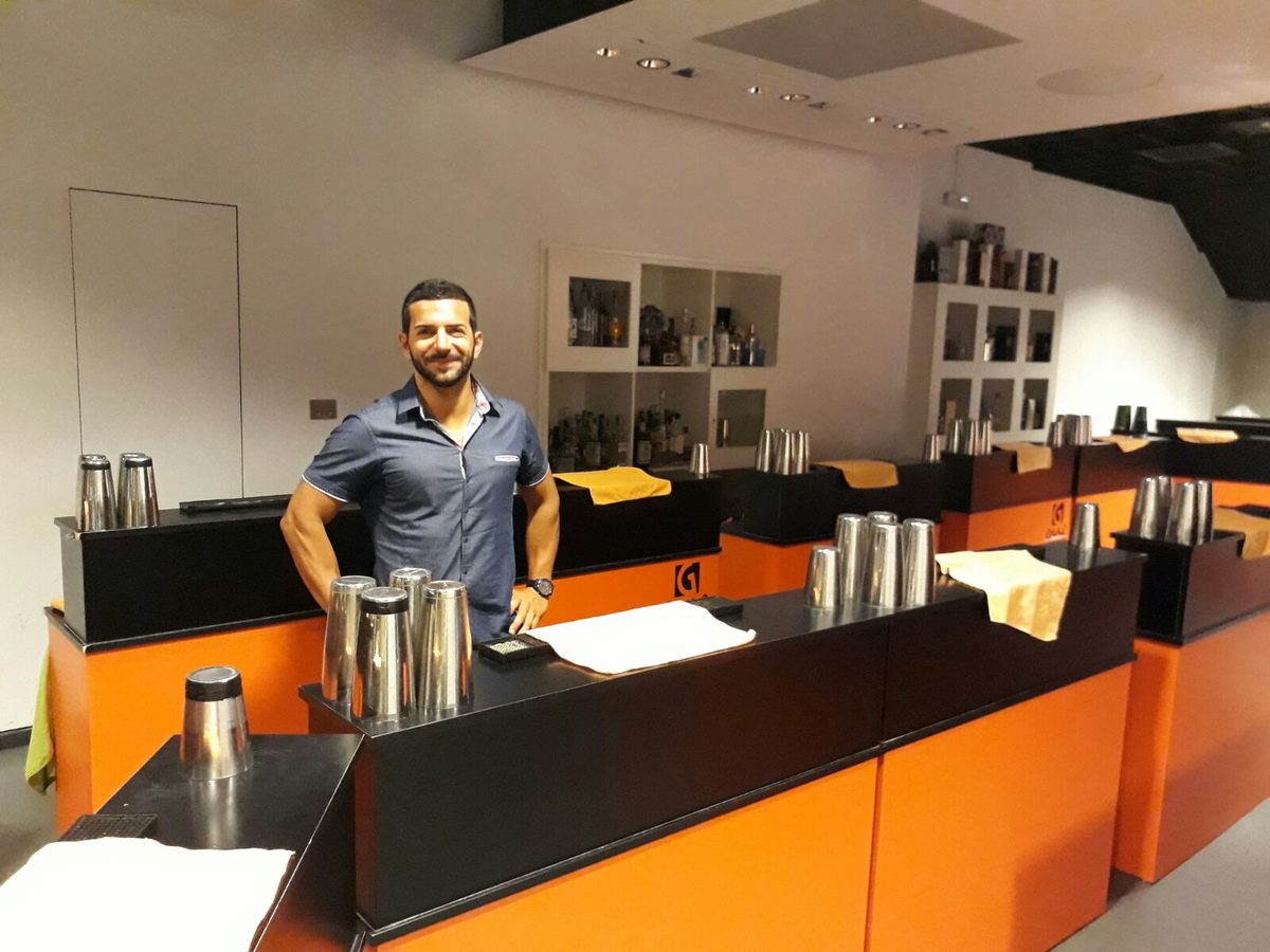 The bartending training school Ilias Contreas built